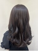 オリーブベージュ × ロング