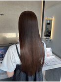 秋カラー 髪質改善ストレート