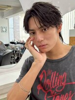 ポーチバイハニー オモテサンドウ(PORCH by HONEY omotesando)&nbsp;ガイルヘア/かき上げアップバング/サーフフェザーパーマ3