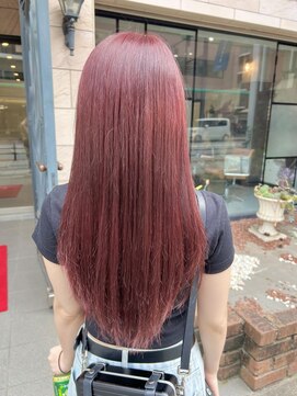 シアン 八王子店(SHIAN) 【SHIANみら】ブリーチ無し、チェリーピンク