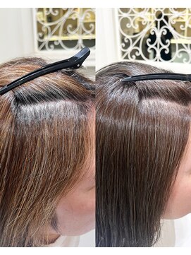 フレームプラス 天王寺あべの店(FRAME+) 白髪ぼかしカラー