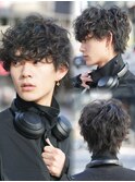 外国人風パーマ スパイラルパーマ 波巻きパーマ