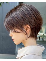 ハルキミナト メゾン(HM MAISON)&nbsp;30代40代50代耳かけショート前髪なしハンサムショートカット