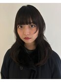 表参道/イメチェン/ピンクベージュ/アンブレラカラー/前髪