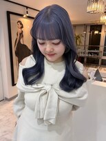 ヴィア 京都烏丸(Via)&nbsp;10代20代/ブルーラベンダー/髪質改善/ハイトーン/ブリーチ