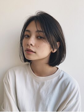 ロディーナ 大口 新子安(rodina) ミルクティーブロンド/ダークブルー/デジタルパーマ/大口新子安