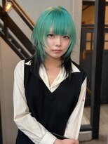 アメリ(AMELIE) 【和田 仁】ハッシュカット/ミントグリーン/エンドカラー