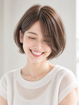 ラピッシュ 北習志野店の写真/ずっとオシャレでいたい大人女性必見☆毛髪とお肌に優しく敏感肌の方でも◎透明感溢れる明るい白髪染め♪