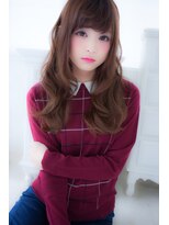 アンジュ ヘアー(Ange hair)&nbsp;アンジュヘアー金山　流し前髪のアンニュイカール♪