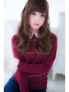 アンジュ ヘアー(Ange hair) アンジュヘアー金山　流し前髪のアンニュイカール♪