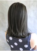 ハッシュカットフルバング似合わせカットレッドブラウン20代30代