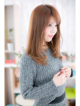 ミック ヘアアンドビューティー 大山店(miq  Hair&Beauty) 大人かわいい！小顔レイヤーストレート