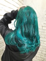 アジールヘア 東上野店(agir hair)&nbsp;派手髪ビビットグリーン/カラートリートメント【上野/東上野】