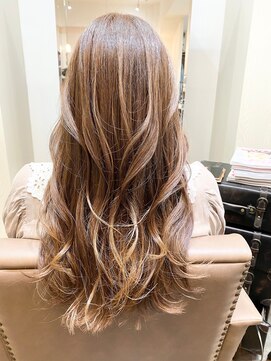 ナナナパレナ 梅田店(nanana parena) 白髪ぼかしハイライトグラデ♪髪質改善トリートメントで艶髪