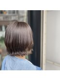【落合優香】ミニボブ×ミルクティーベージュ