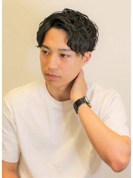 ノイセル(Noisyle) アップバングマッシュスパイラルパーマミックス