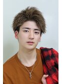 アップバング耳掛けショート『ソフトツイスト】