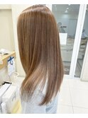ナチュラルハイライト 艶髪