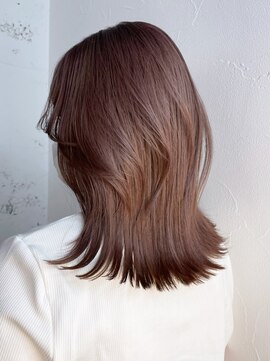 アイティーバイアルバム 松戸店(IT by ALBUM) ピンクブラウン_チェリーブラウンフェミニンロング_ba405701