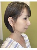 横顔美人ボブ