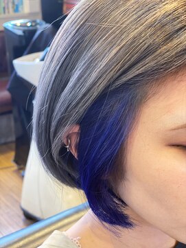 メイプルフェロー(MAPLE fellow) 20代30代大人かわいい透明感★ネイビーイヤリングカラー