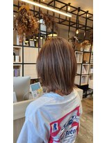 ヘアメイク ゼロ(0) スタイリング簡単外はねボブ！