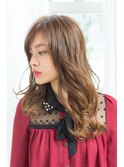 大人可愛い/ショコラアッシュ/ヘルシースタイル/ふんわりカール