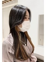 トッカ 中目黒店(tocca)&nbsp;インナーカラー×顔まわりレイヤーロング