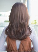 似合わせカット イメチェン レッドブラウン フルバング