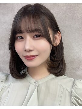 ロンドアヴァントゥス 池袋(Lond aventus) 韓国レイヤー/韓国風/ボブ/髪質改善/黒髪/ブリーチなし〔池袋〕