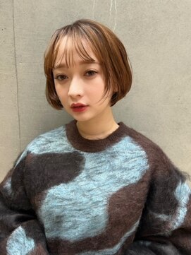 アンバー 池袋(amber) ボブ/前髪/オリーブベージュ/レイヤーカット[池袋駅]