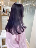 パープルカラー/ワンカールロング