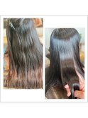 美髪矯正ストレート
