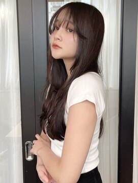 メゾンドイギー(MAISON de IGGY) ナチュラルブラウン×レイヤーロング