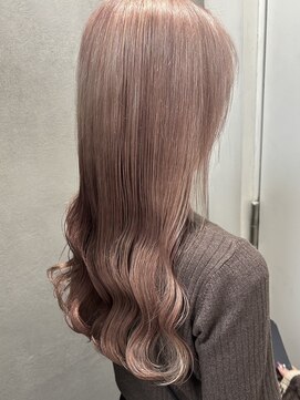 ラックスビー サファリ 阿倍野ルシアス店(LUXBE SAFARI) 柔らかラベンダーベージュ ピンクベージュ ニュアンスカラー