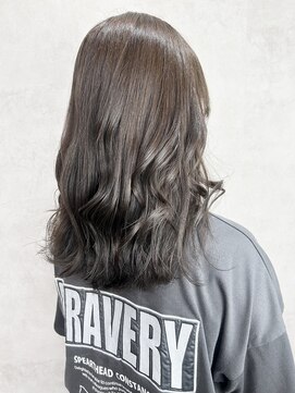 ルノン(LUNON) カーキグレージュ/ブリーチなし/オリーブ/アッシュ