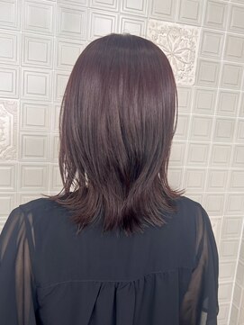 トリエラ 池袋(TRIELA) バイオレットレイヤーボブ