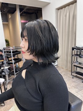 ベンジー 蔵前ii店(benji) benji蔵前ii/レイヤーボブ/顔まわりレイヤー/