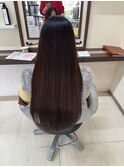 春の新しい自分に♪自然な艶感ストレート♪縮毛矯正/髪質改善