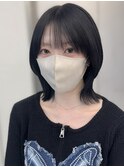 前髪カタログ/イメチェンスタイル/ウェーブパーマ/こなれミディ