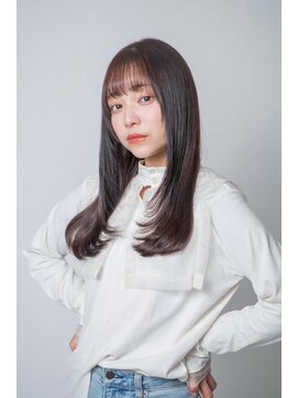 ルフュージュ バイ プロデュース 相模大野店(Refuge by Produce) レイヤーカット/ショコラブラウン/ストレートロング