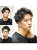 武田ツイスパアップバング刈り上げベリショート理容室TAISEI