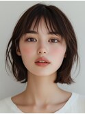 美髪ナチュラルレイヤーボブ/髪質改善/韓国/ブリーチ/学割U24