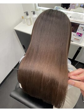 ピリオド 赤坂(Period.) ロングヘアー　ショコラカラー　髪質改善　赤坂見附
