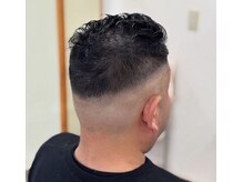 いかつめなフェードスタイルも