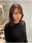 大人レイヤーカット　顔周りカット