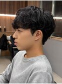 波巻きツイスパ/サーフカール/メンズ/men's/メンズサロン/眉毛