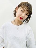 ドロップ(drop)&nbsp;ハッシュボブ×ミルクティーブロンド【表参道/青山 drop】
