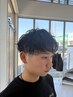 【メンズ】カット＋トレンドパーマ ￥12,000