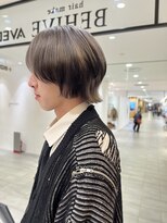ビーハイブアヴェダ PARCO2店(BEHIVE AVEDA) エンドカラー×メンズボブウルフ【三橋由奈】